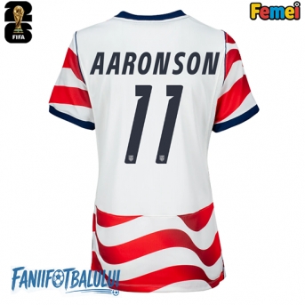Statele Unite Brenden Aaronson #11 Echipament de Fotbal Replică Mondial 2026 Femei Acasa
